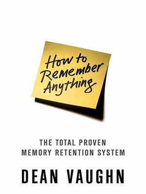 cover image of How to Remember Anything
